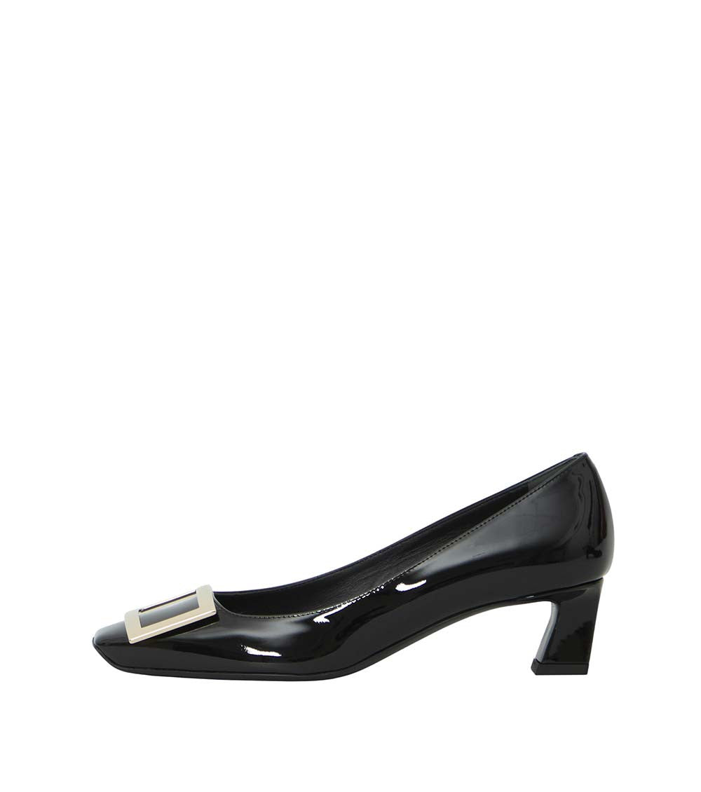 Black Leather Pumps 4