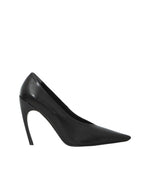 Black Leather Pumps 1