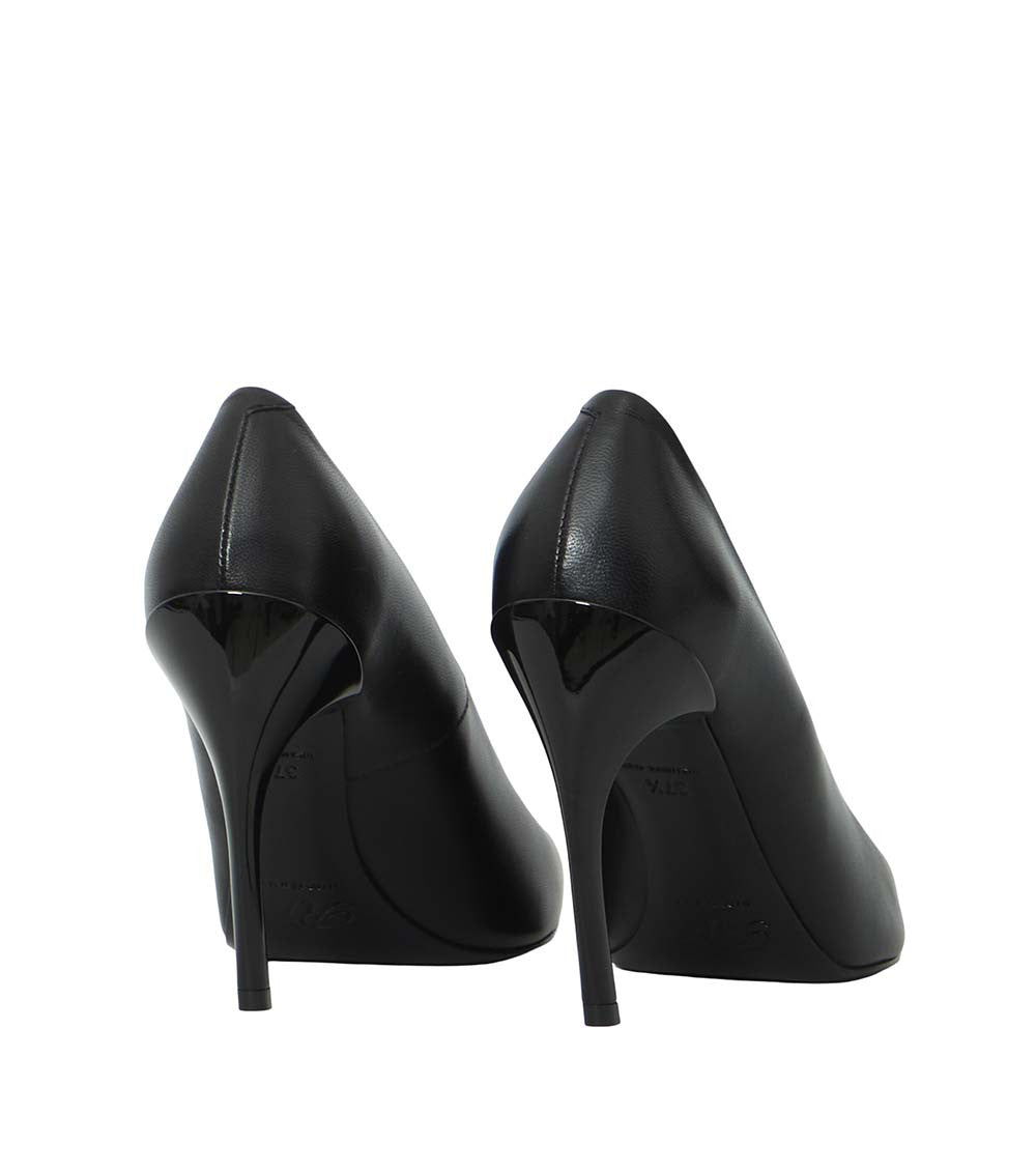 Black Leather Pumps 3