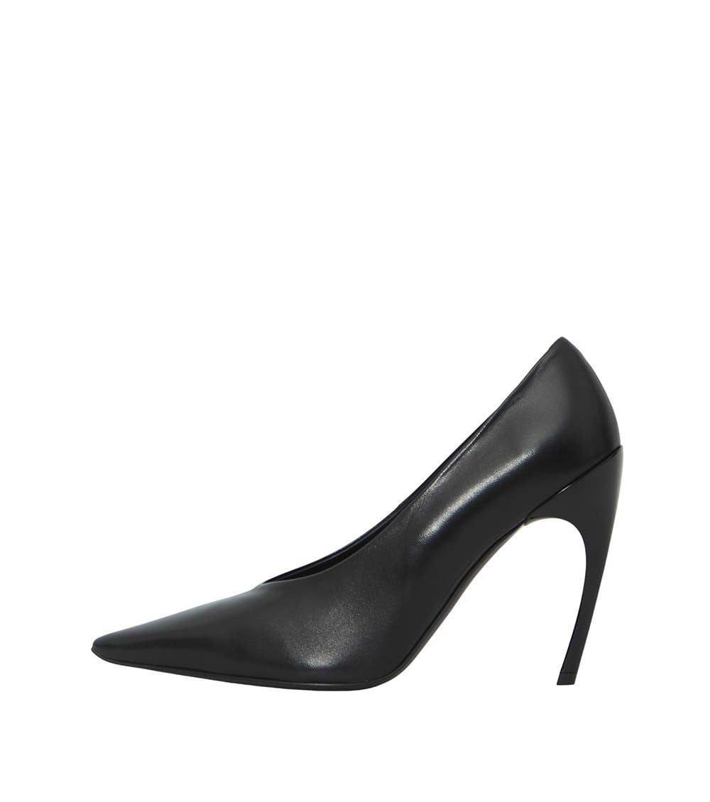 Black Leather Pumps 4