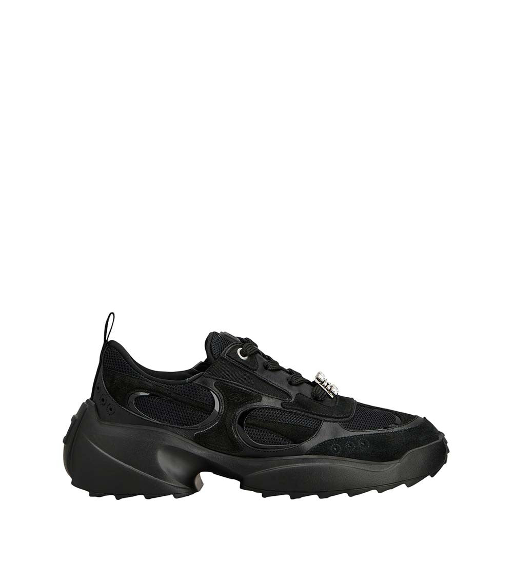 Black Lace-up Sneakers 1