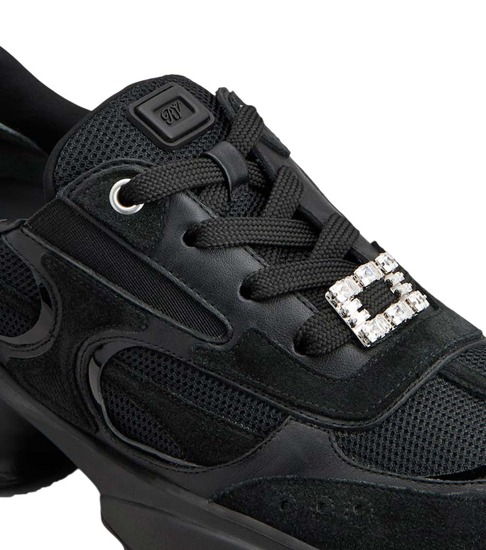 Black Lace-up Sneakers 3