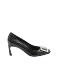 Black Leather Pumps 1