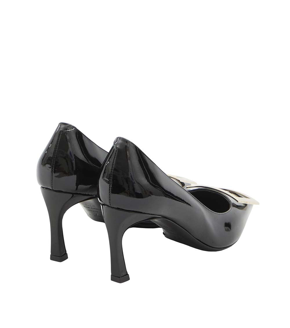 Black Leather Pumps 3