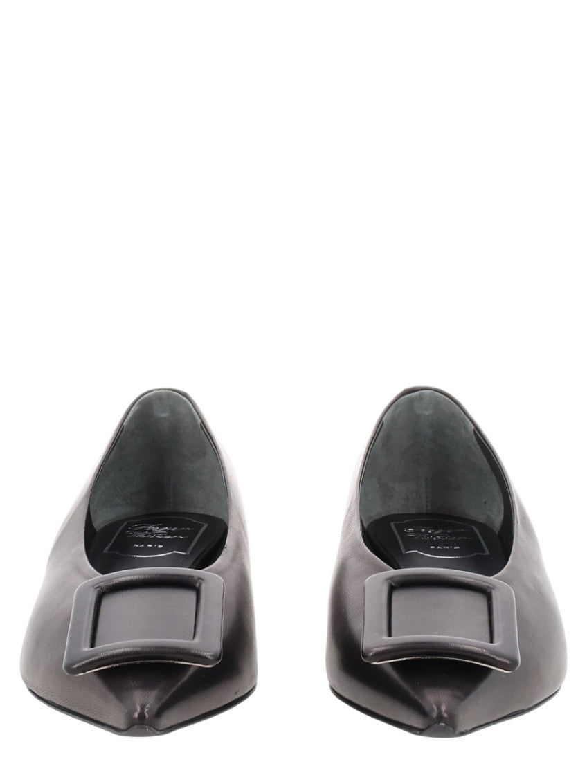 Black Leather Ballet Flats 3