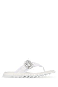 White Embellished Sandals 1