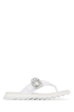 White Embellished Sandals 1