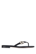 Black Embellished Sandals 1