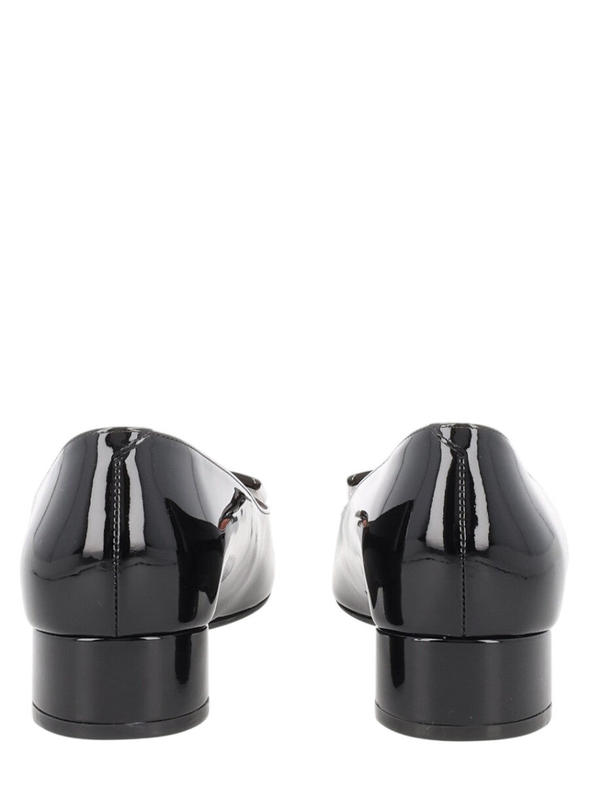Black Leather Ballet Flats 4