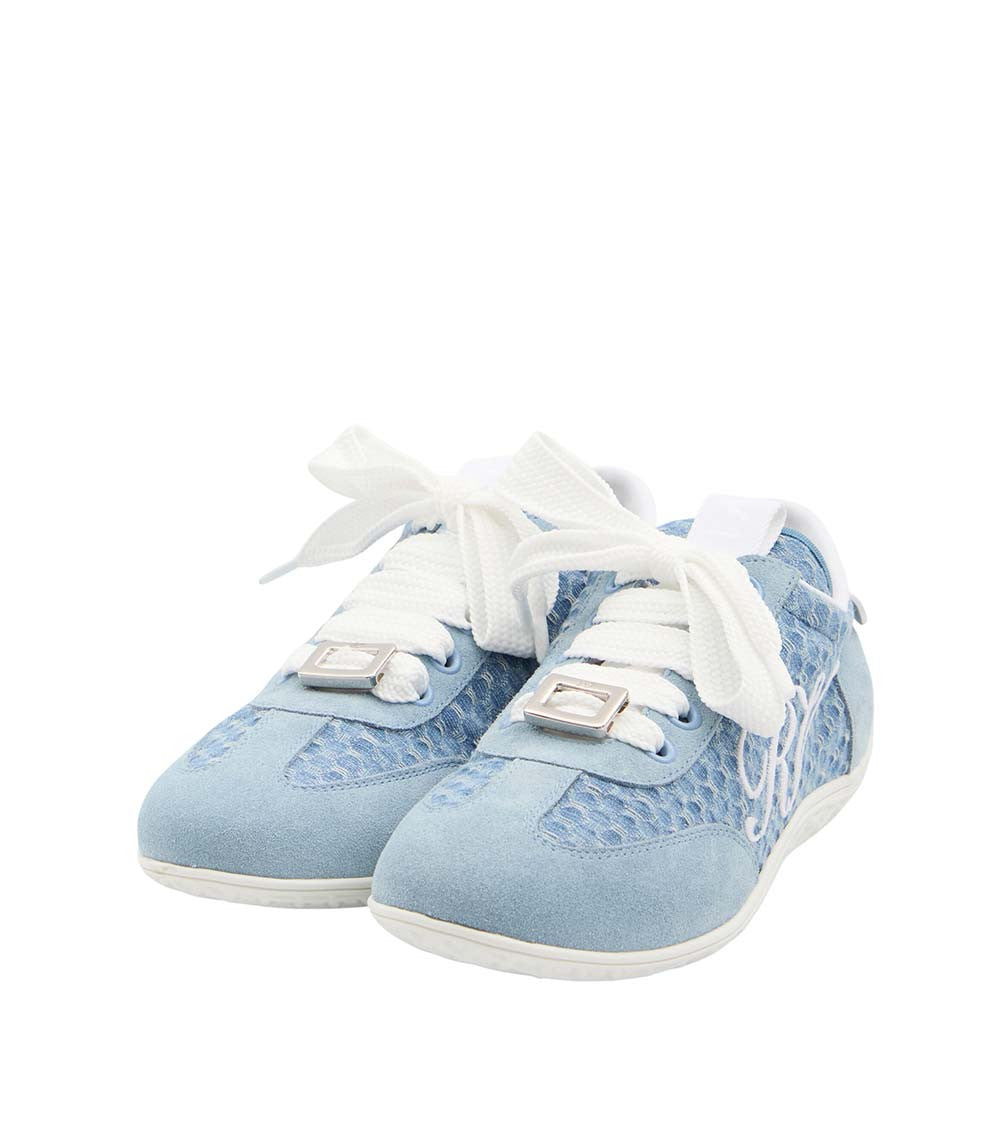 Light Blue Low Sneakers 2