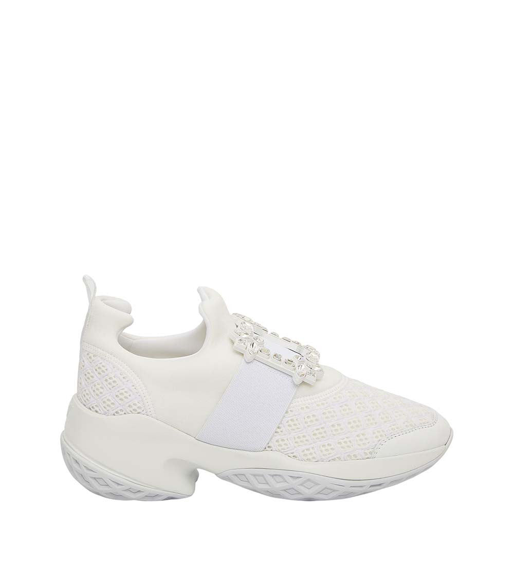 White Crystal Sneakers 1