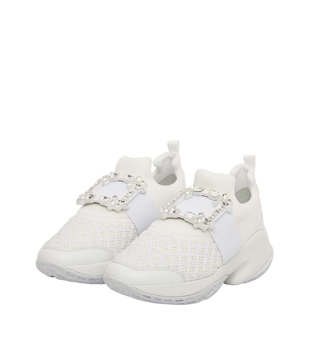 White Crystal Sneakers 2