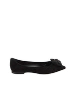 Black Embellished Ballet Flats 1