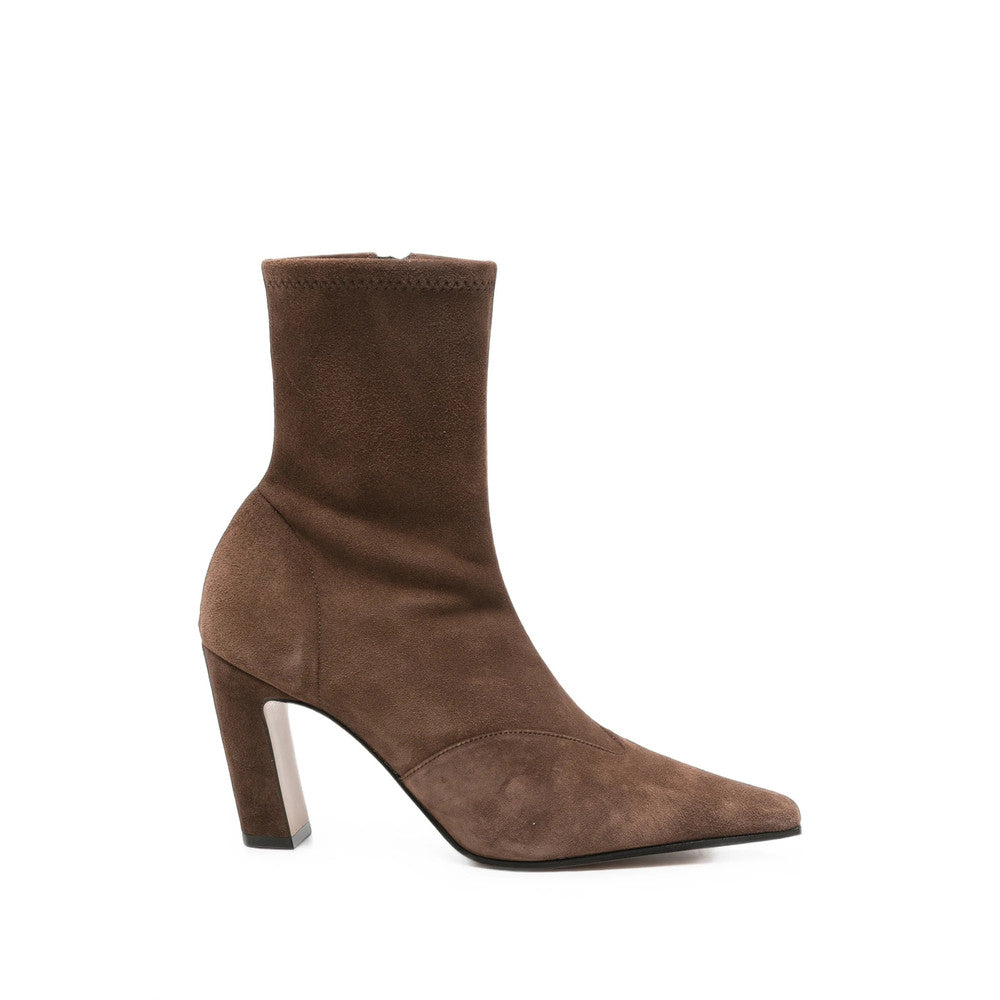 Brown Suede Ankle Boots 1