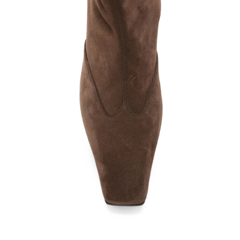 Brown Suede Ankle Boots 3