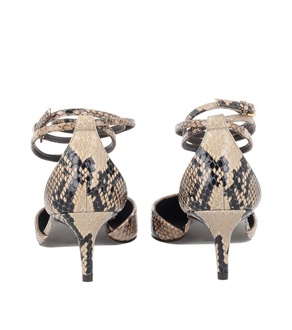 Grey Printed Heels 5