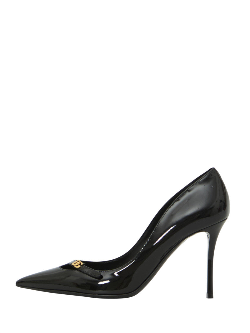 Black Leather Pumps 4