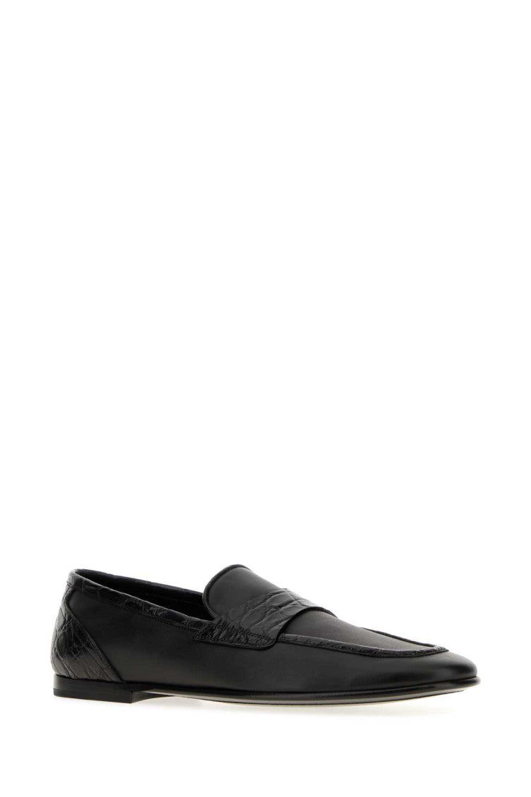 Black Leather Loafers 2