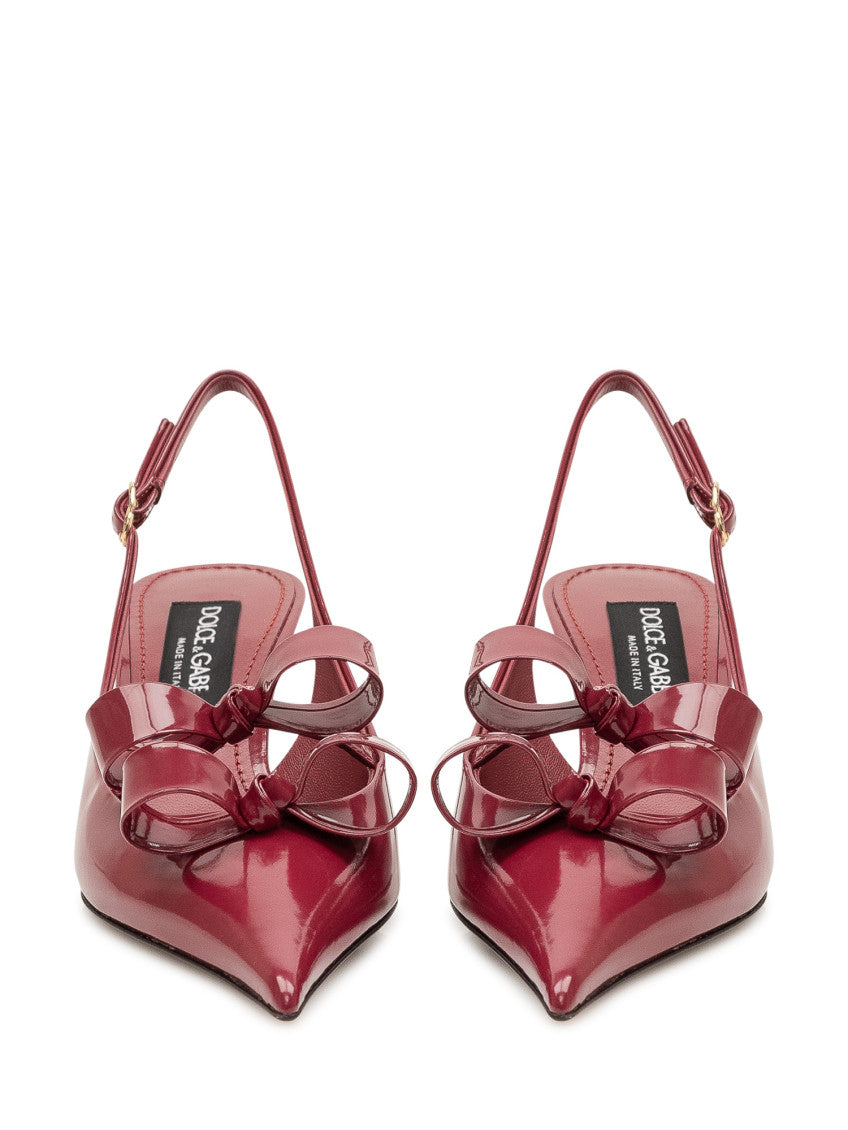 Red Embellished Pumps 2