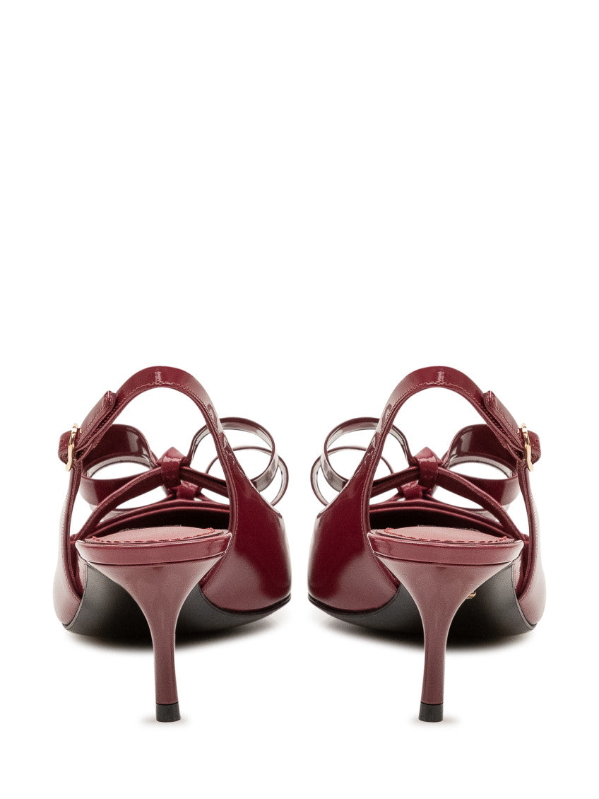 Red Embellished Pumps 3