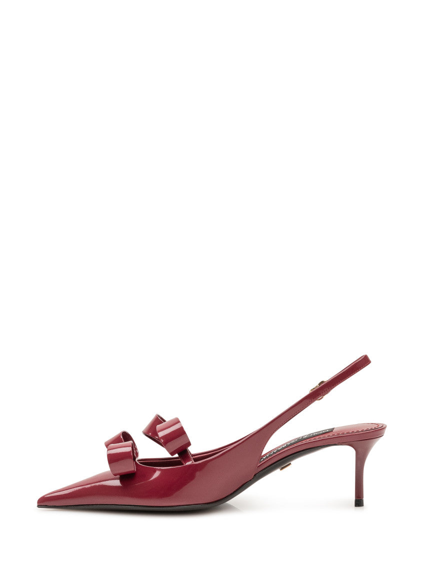 Red Embellished Pumps 4