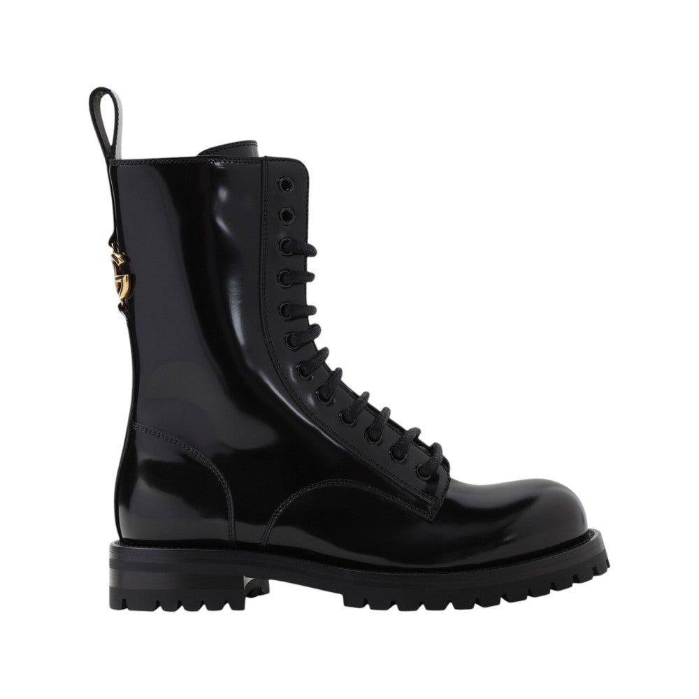 Black Lace-up Boots 3