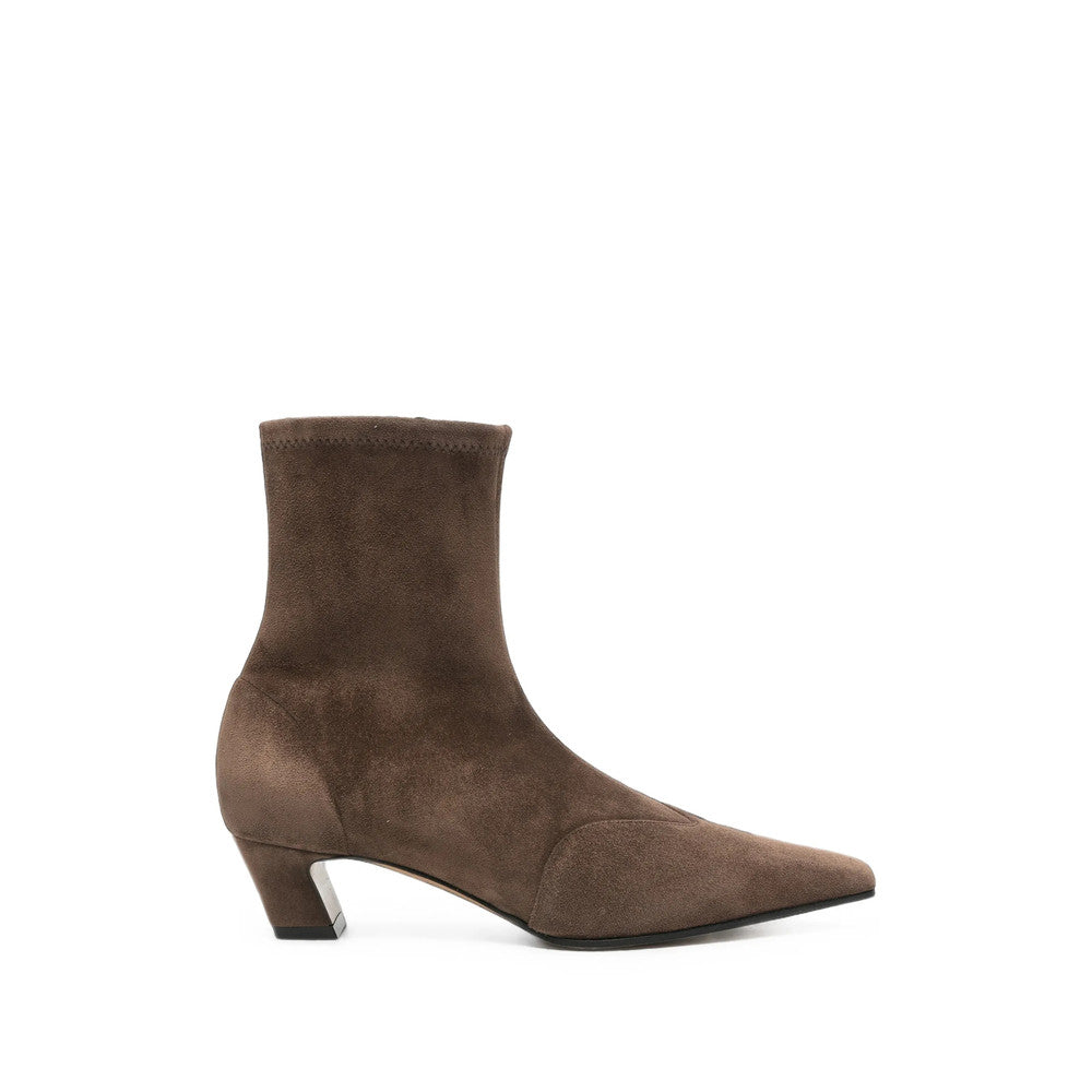 Brown Suede Ankle Boots 1