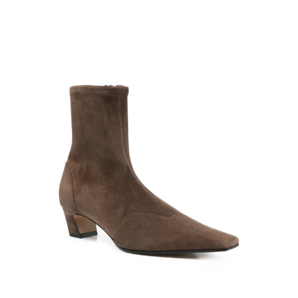 Brown Suede Ankle Boots 2