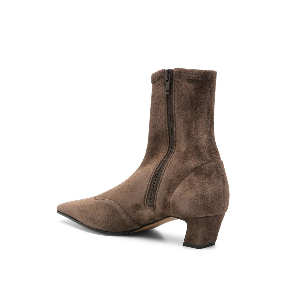 Brown Suede Ankle Boots 4