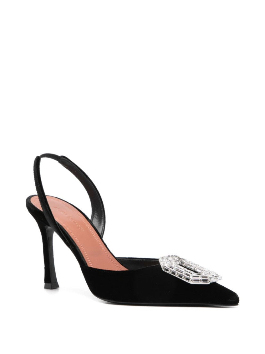 Black Slingback Heels 2