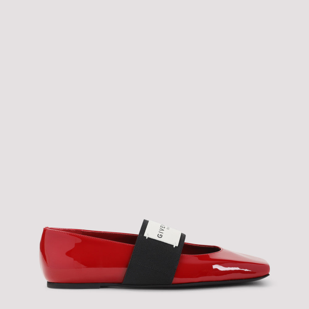 Red Logo Ballet Flats 2