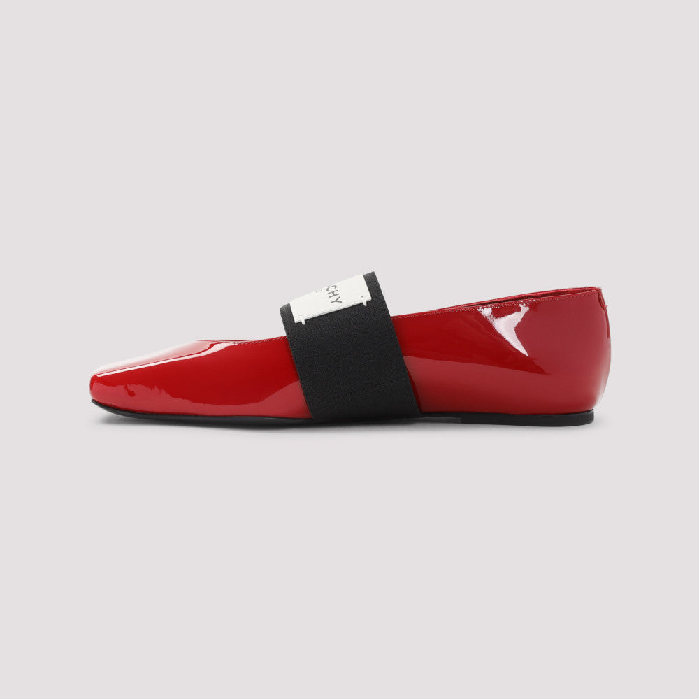 Red Logo Ballet Flats 4