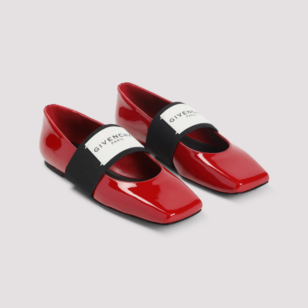 Red Logo Ballet Flats 5