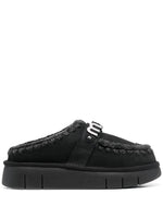 Black Logo Slippers 1