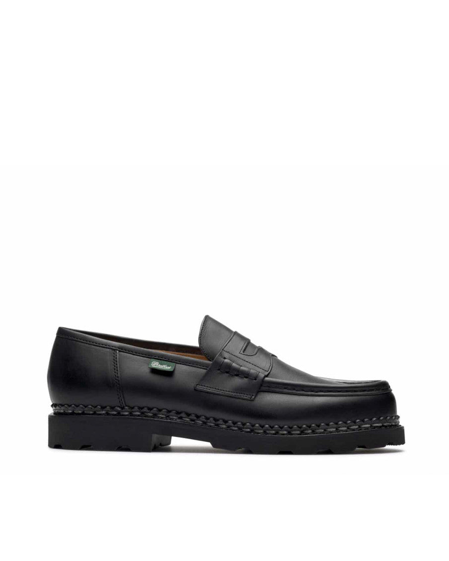 Black Leather Loafers 1