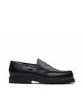 Black Leather Loafers 1