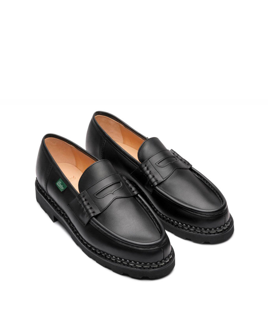 Black Leather Loafers 2