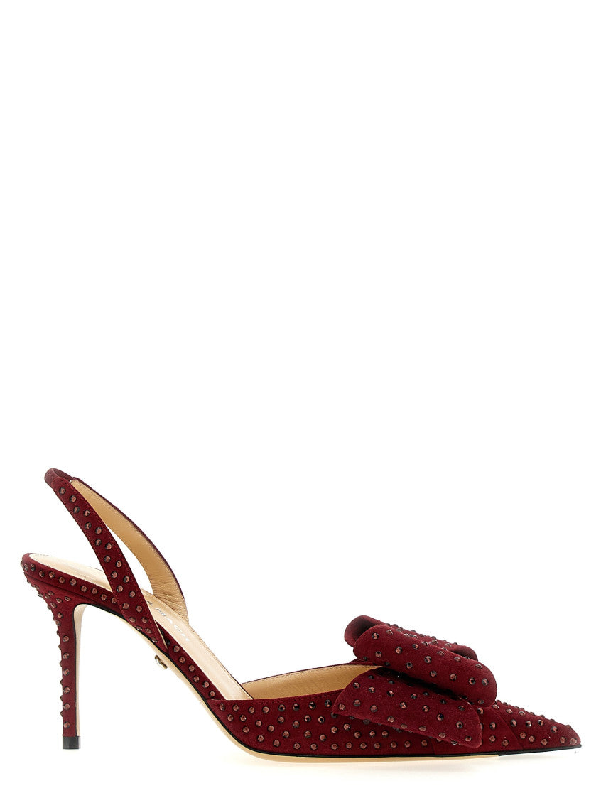 Maroon Slingback Pumps 1