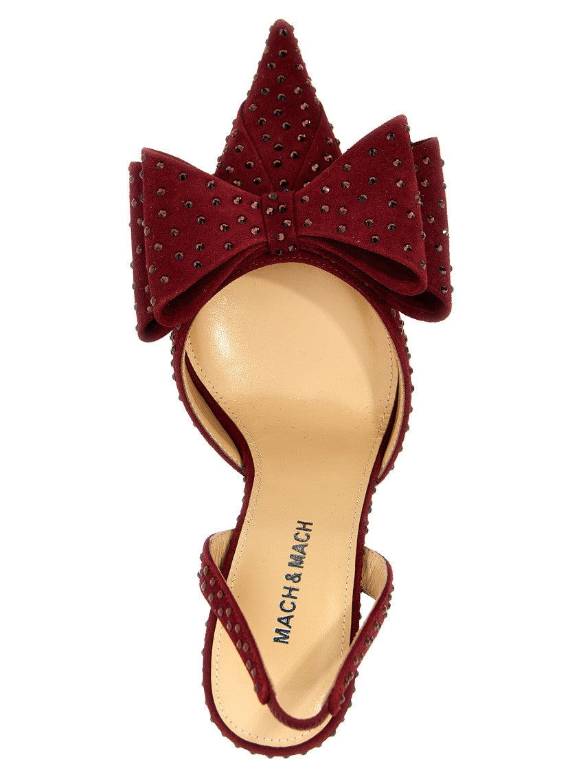 Maroon Slingback Pumps 4