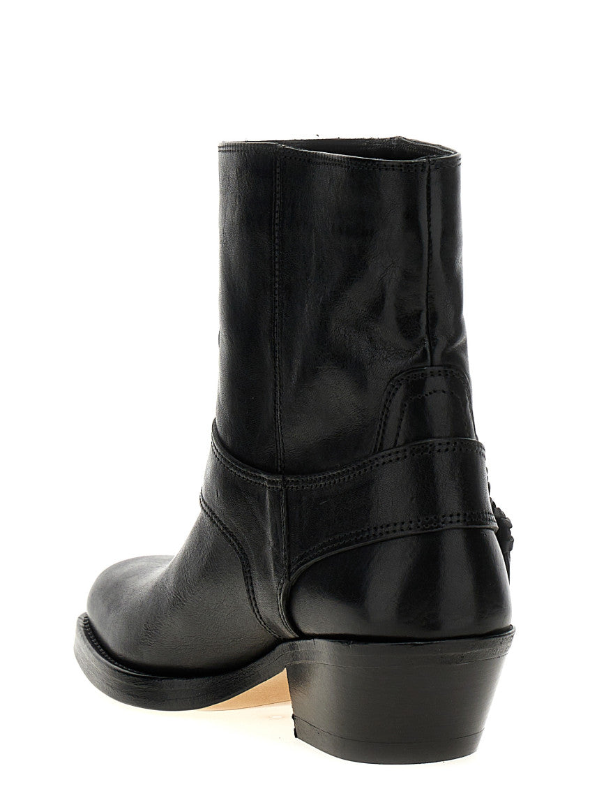 Black Square Toe Boots 3