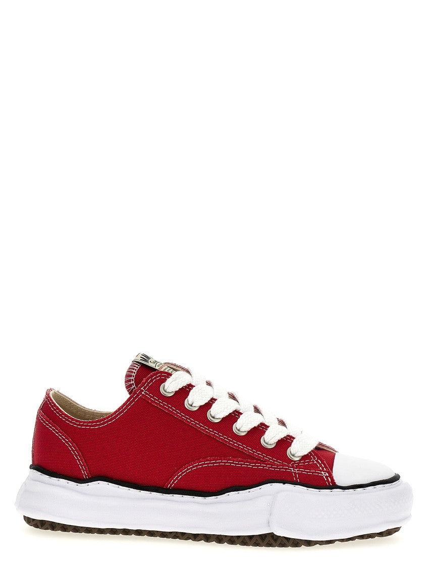 Red Low Top Sneakers 1