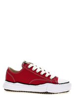 Red Low Top Sneakers 1