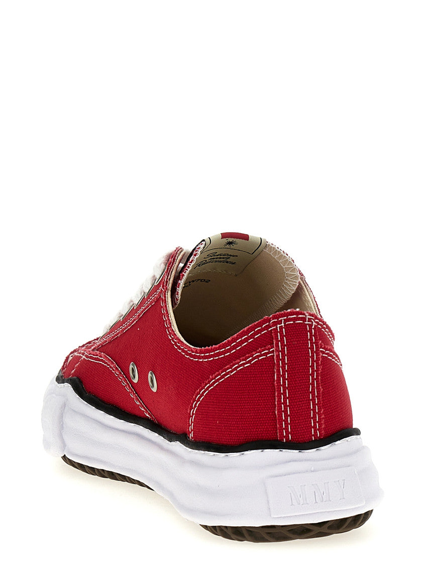 Red Low Top Sneakers 3