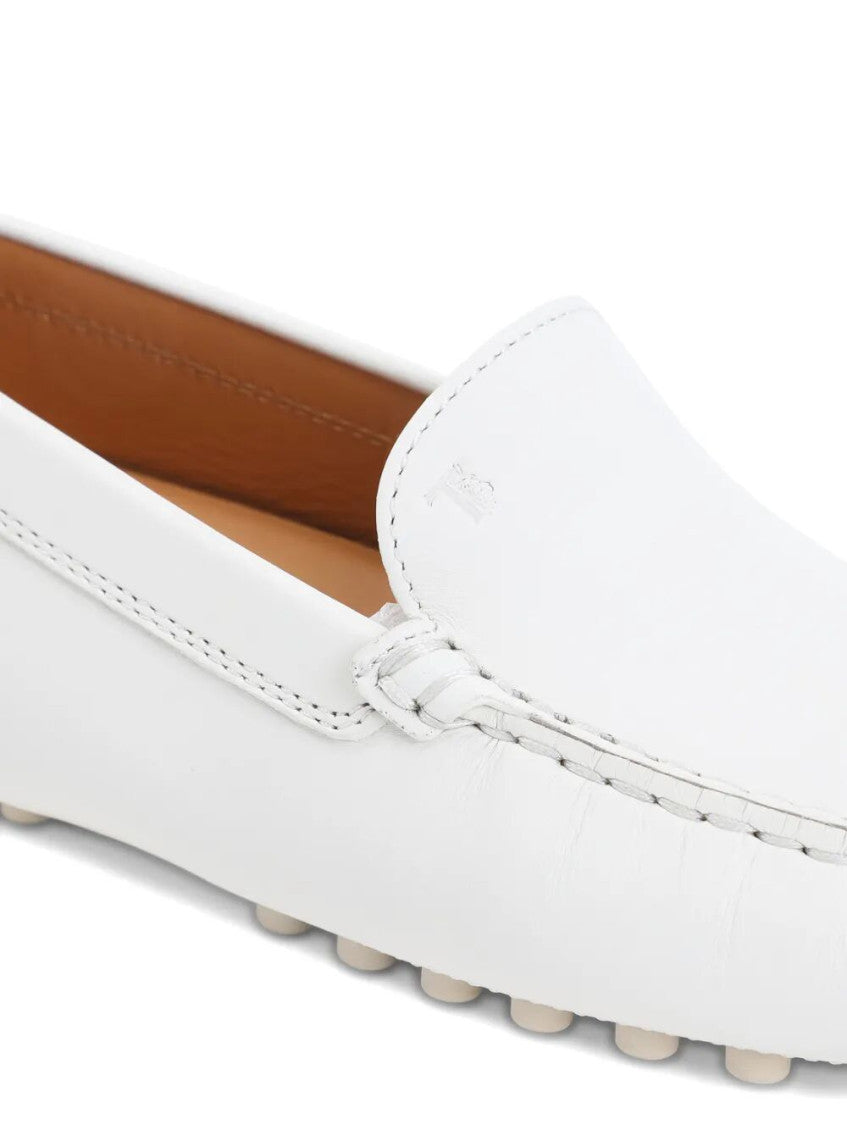 White Leather Loafers 4