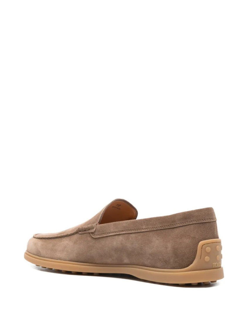 Khaki Suede Loafers 3