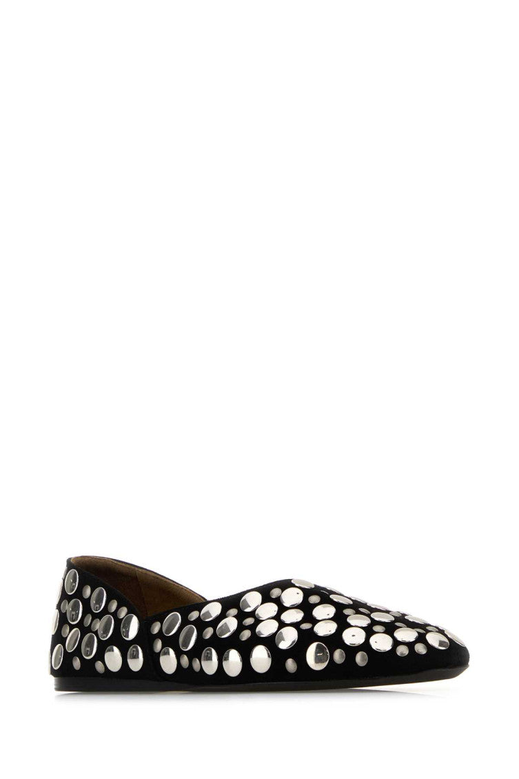 Black Studded Ballet Flats 2
