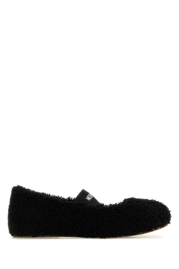 Black Logo Ballet Flats 1