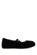 Black Logo Ballet Flats 1