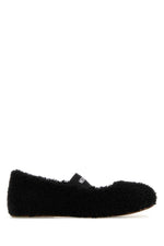 Black Logo Ballet Flats 1