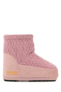 Pink Icon Low Ankle Boots 1